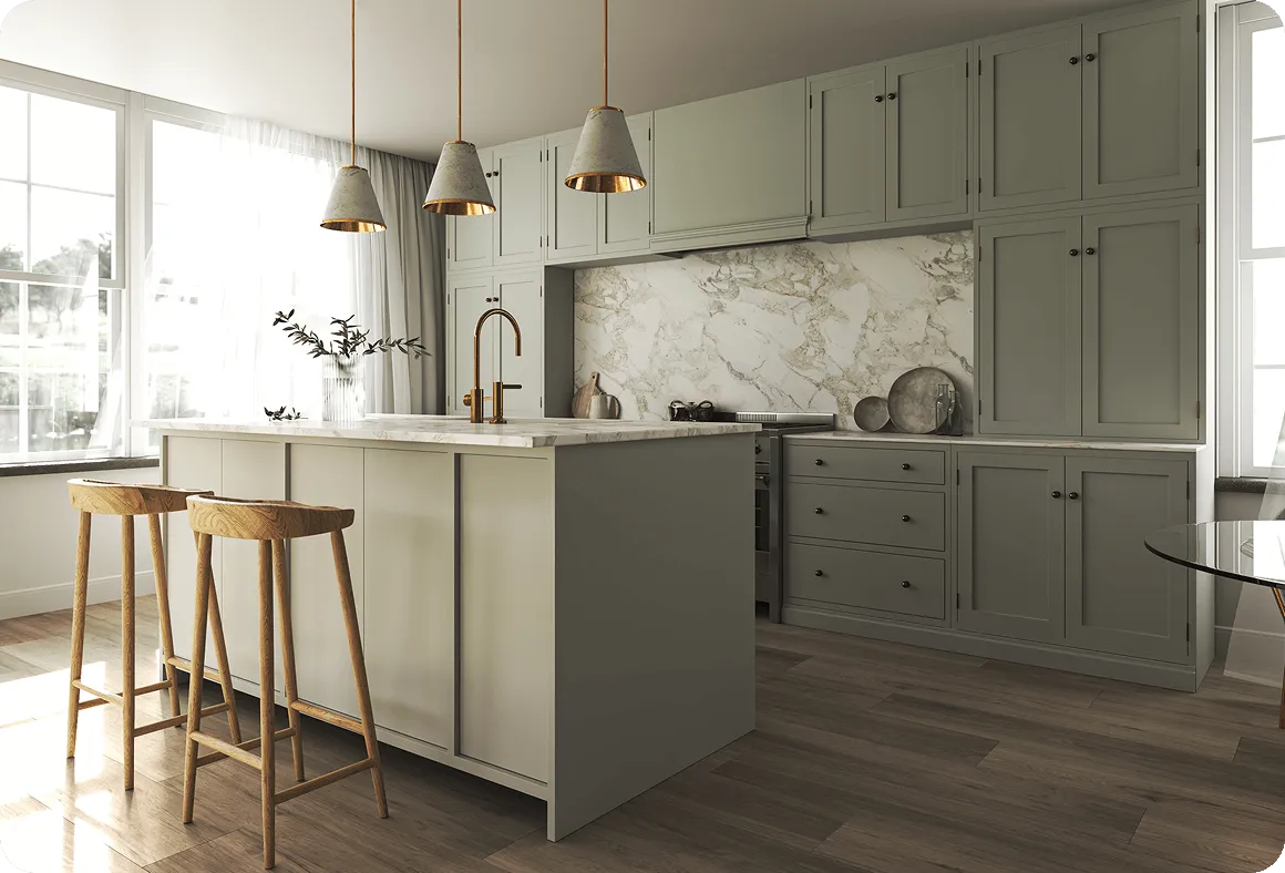 Equipo creando muebles residenciales memorables